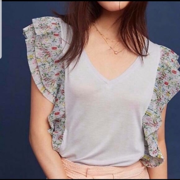 Anthropologie Tops - Anthropologie Vanessa Virginia Top Size XLARGE NWT